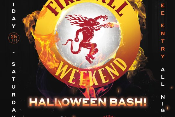 Osbourne Hotel: Fireball Weekend - Halloween Bash, Fortitude Valley, Brisbane. Free entry and best dressed competition.