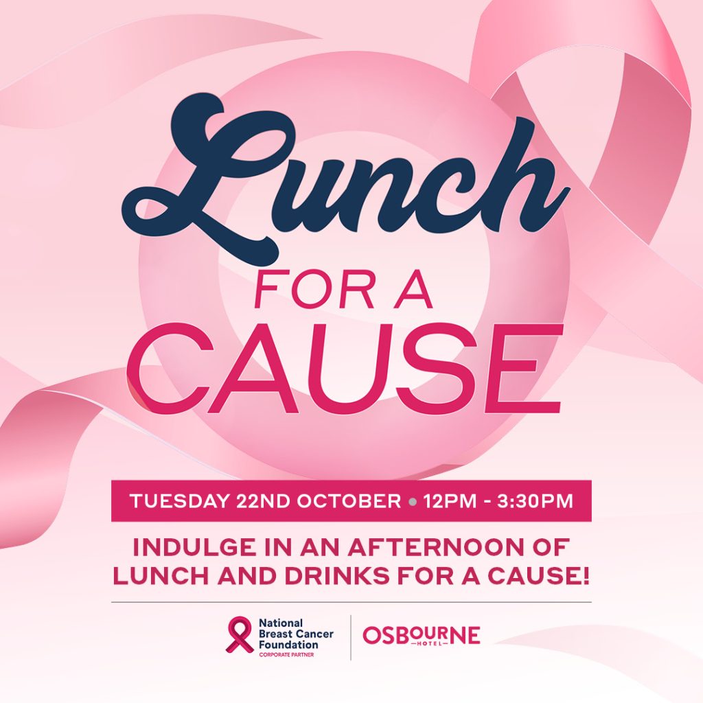 Osbourne Hotel: National Breast Cancer Foundation Charity Lunch, Fortitude Valley, 22nd October