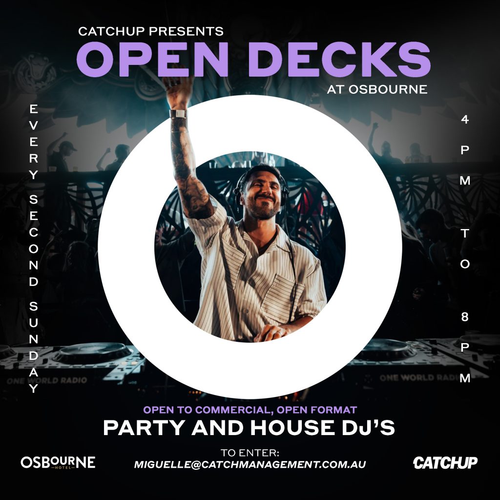 Osbourne Hotel: Sunday Open Decks, Catchup Agency, Fortitude Valley.