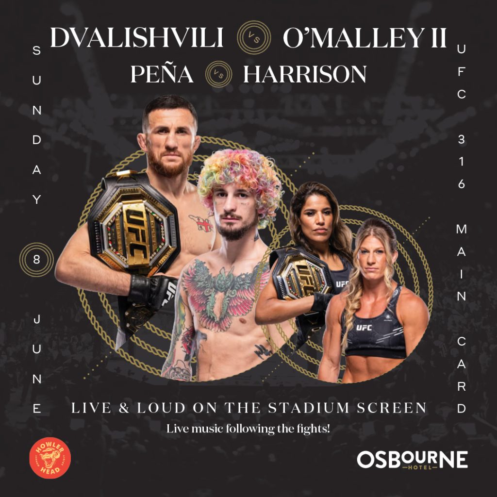 Osbourne Hotel: UFC 316 Live, Fortitude Valley, Brisbane.