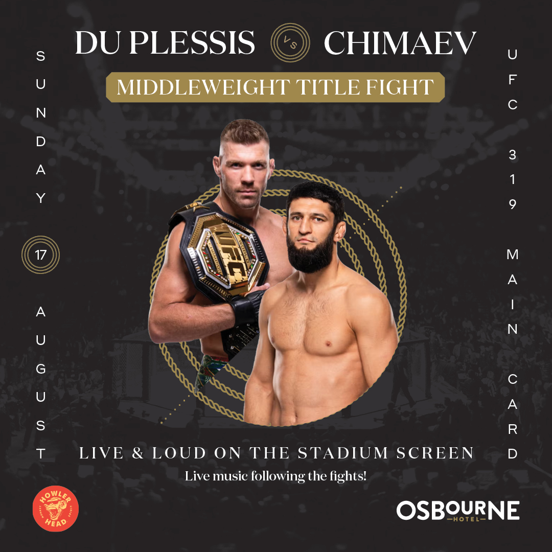 Osbourne Hotel: UFC 319 LIVE & LOUD in Fortitude Valley.