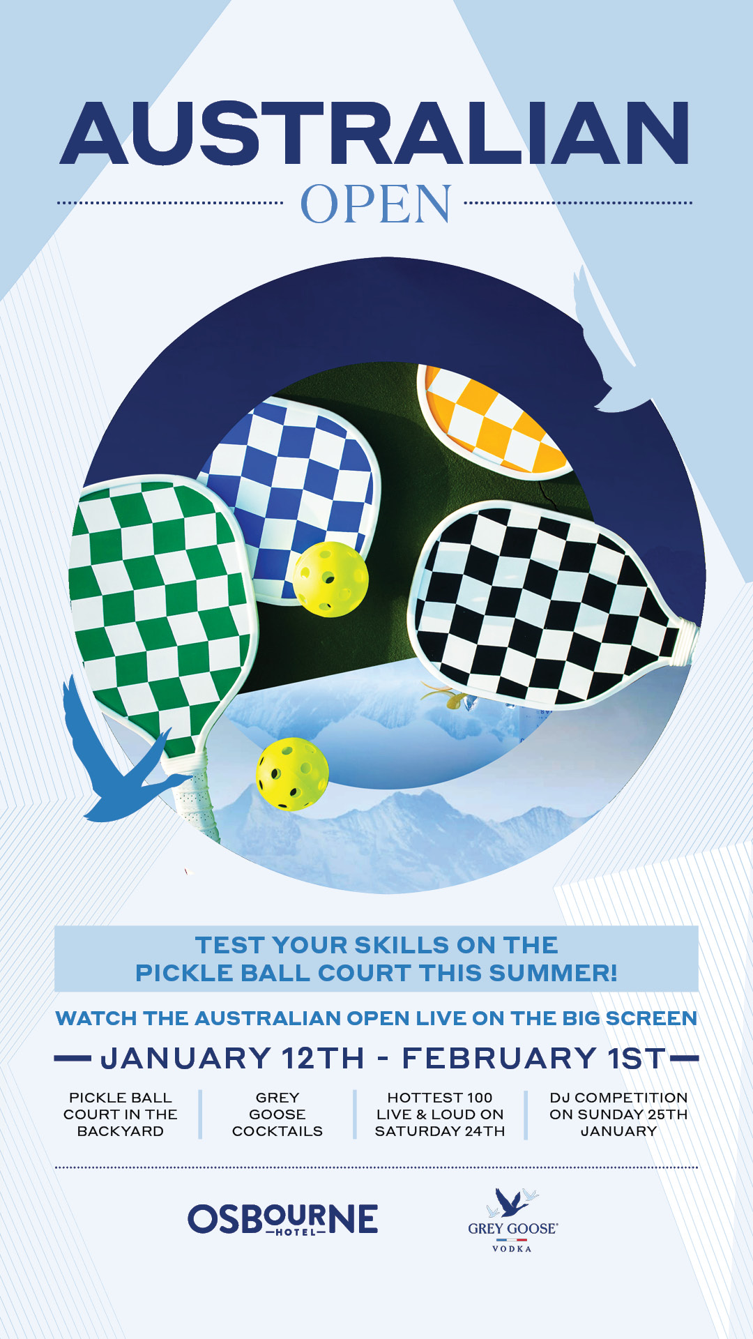 Osbourne Hotel: Australian Open, Fortitude Valley, Brisbane.