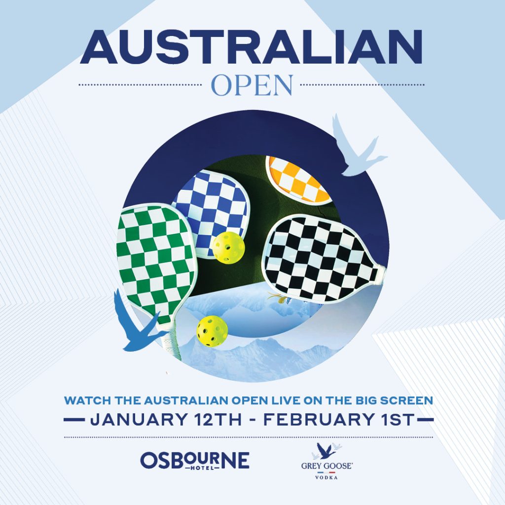 Osbourne Hotel: Australian Open, Fortitude Valley, Brisbane.